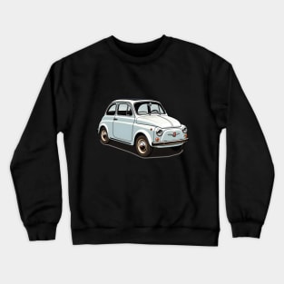 Vintage Italian Elegance: Classic Fiat 500 Crewneck Sweatshirt